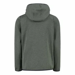 Felpa con cappuccio bambino in pile knit tech