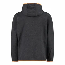 Felpa con cappuccio bambino in pile knit tech