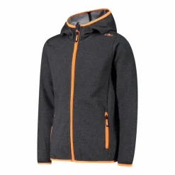 Felpa con cappuccio bambino in pile knit tech