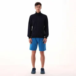 Felpa con zip da uomo con vestibilità regolare