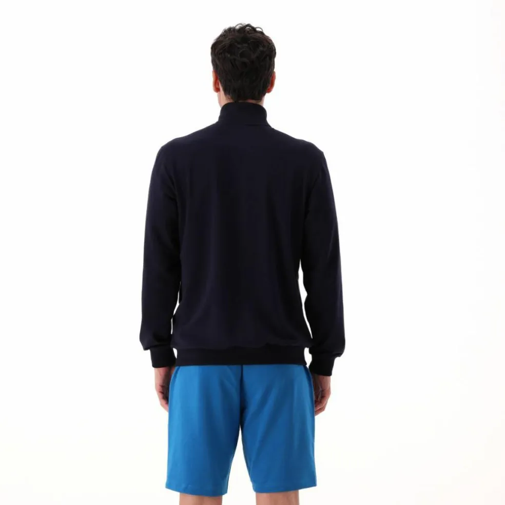 Felpa con zip da uomo con vestibilità regolare