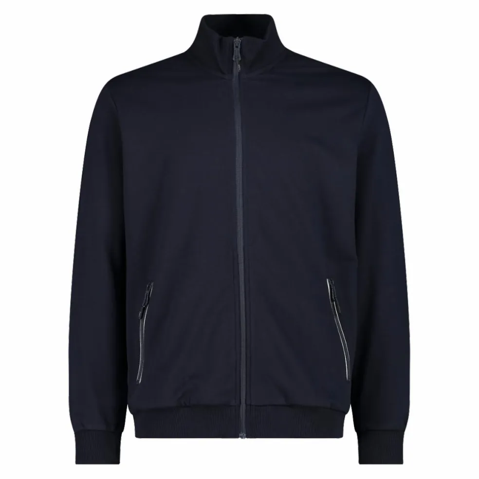 Felpa con zip da uomo con vestibilità regolare