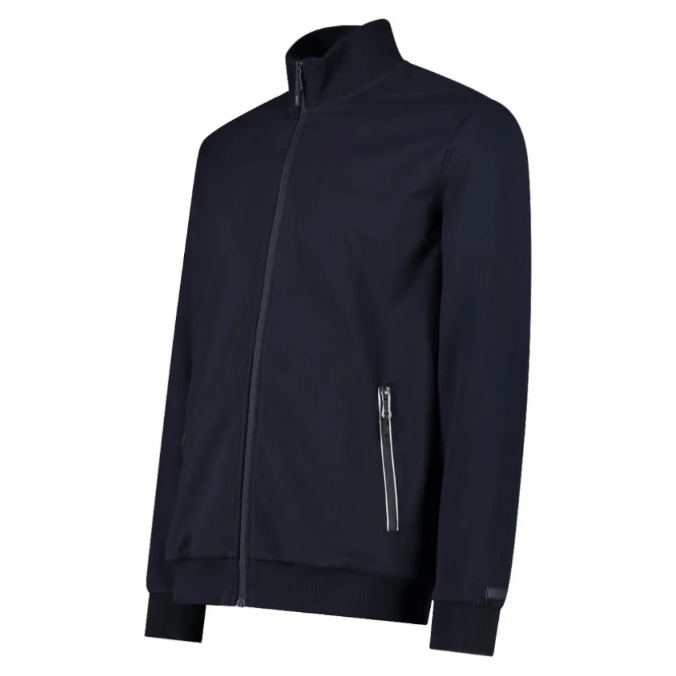 Felpa con zip da uomo con vestibilità regolare