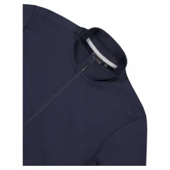 Felpa con zip da uomo elasticizzata