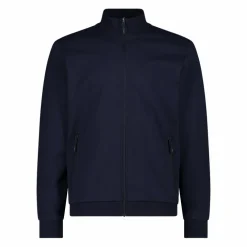 Felpa con zip da uomo elasticizzata