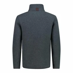 Felpa con zip da Uomo in Knit Tech