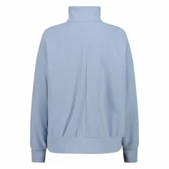 Felpa da donna con zip a collo alto