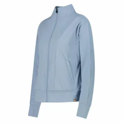 Felpa da donna con zip a collo alto