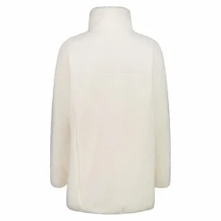 Felpa da donna con zip in pelliccetta teddy