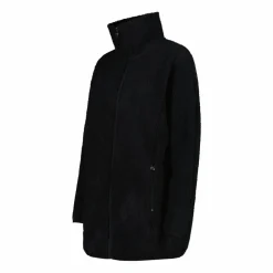 Felpa da donna con zip in pelliccetta teddy
