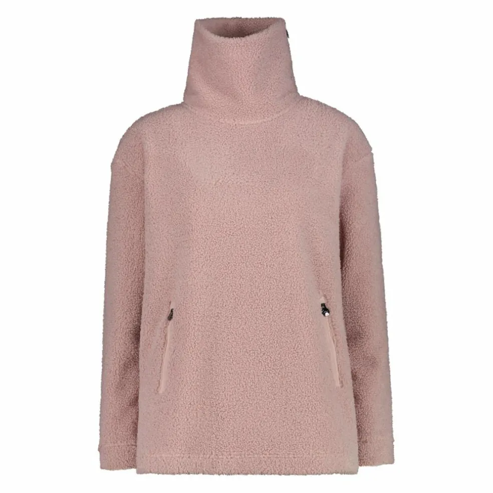 Felpa da donna in pelliccetta teddy