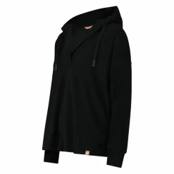 Felpa da donna senza zip con cappuccio fisso