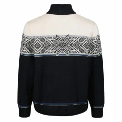 Felpa da uomo a mezza zip in Wooltech