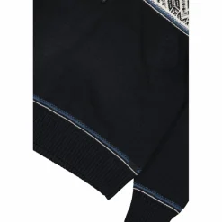 Felpa da uomo a mezza zip in Wooltech