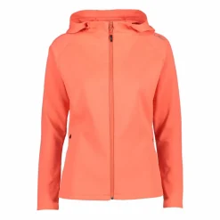 Felpa full zip con cappuccio in 4-way stretch
