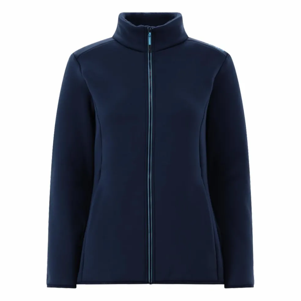 Felpa in pile da donna con pelliccetta in Stretch Performance