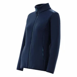 Felpa in pile da donna con pelliccetta in Stretch Performance