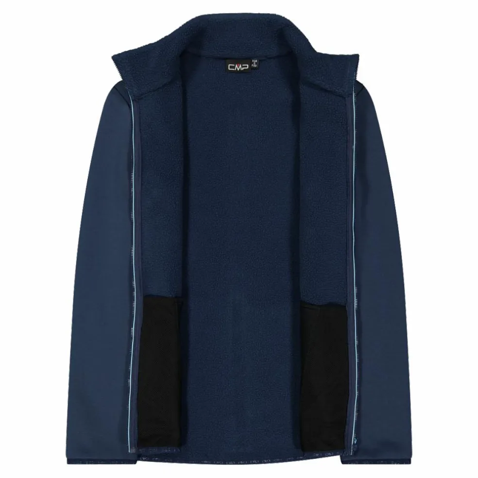 Felpa in pile da donna con pelliccetta in Stretch Performance