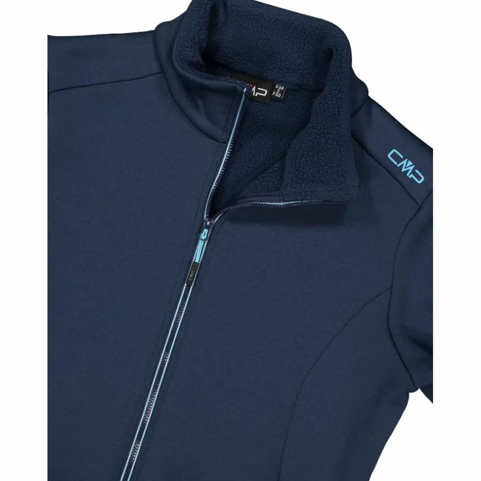 Felpa in pile da donna con pelliccetta in Stretch Performance