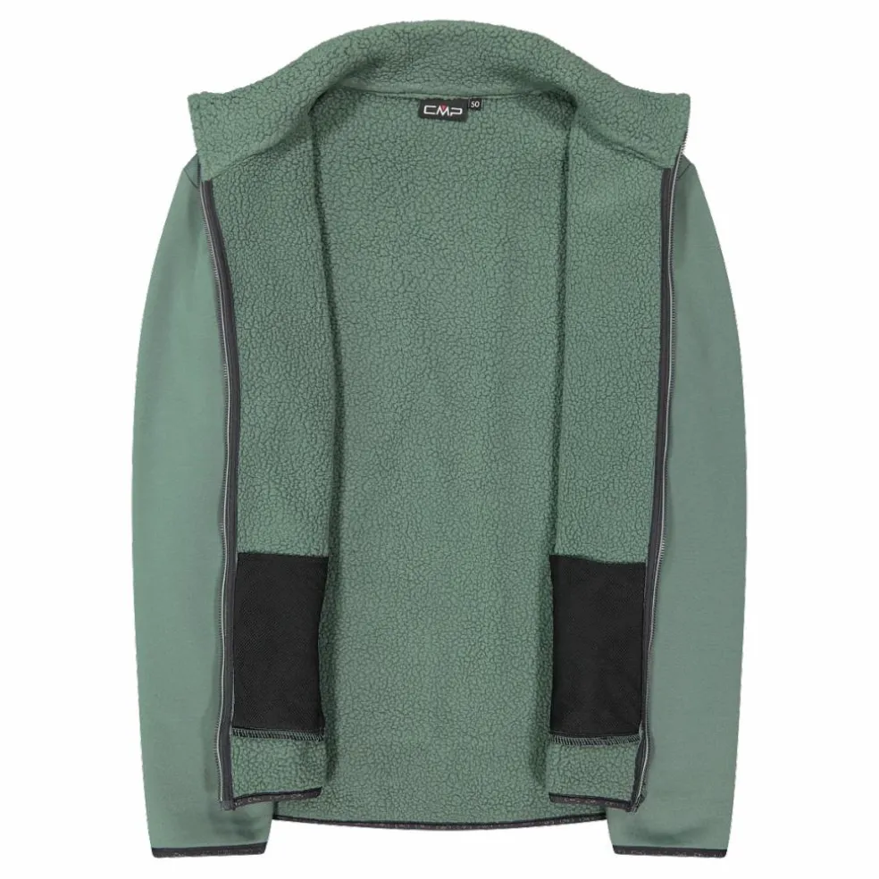 Felpa in pile da uomo con pelliccetta in Stretch Performance