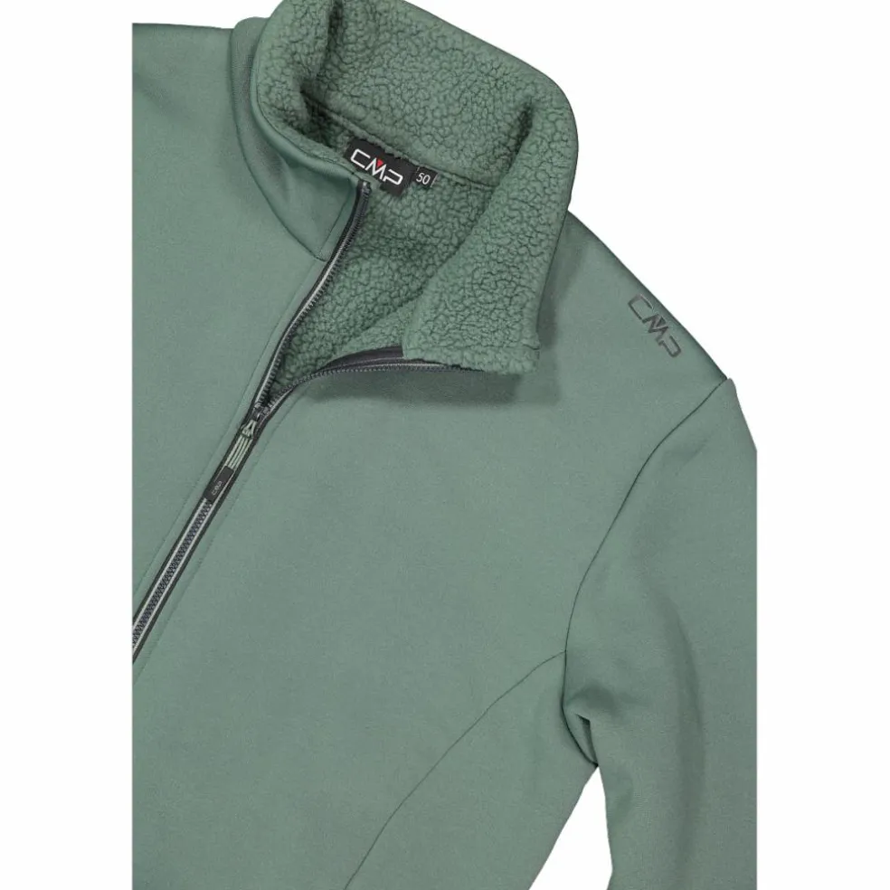 Felpa in pile da uomo con pelliccetta in Stretch Performance