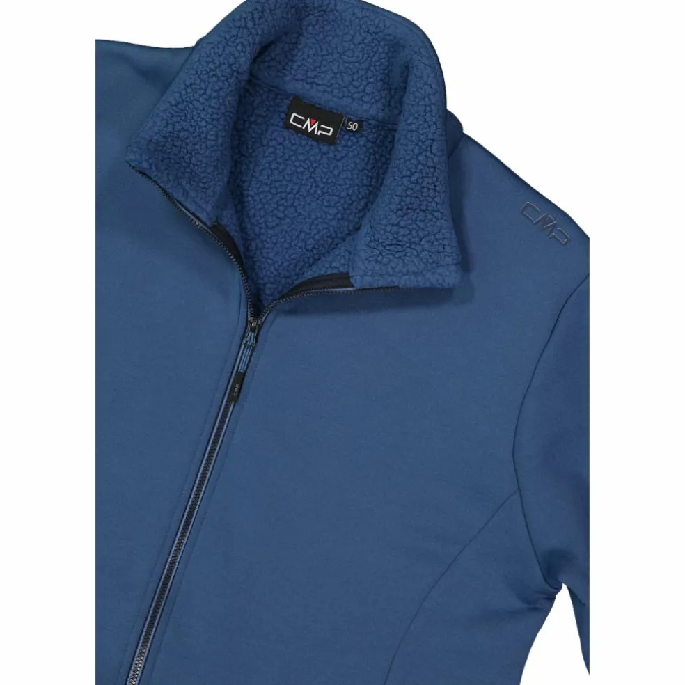 Felpa in pile da uomo con pelliccetta in Stretch Performance