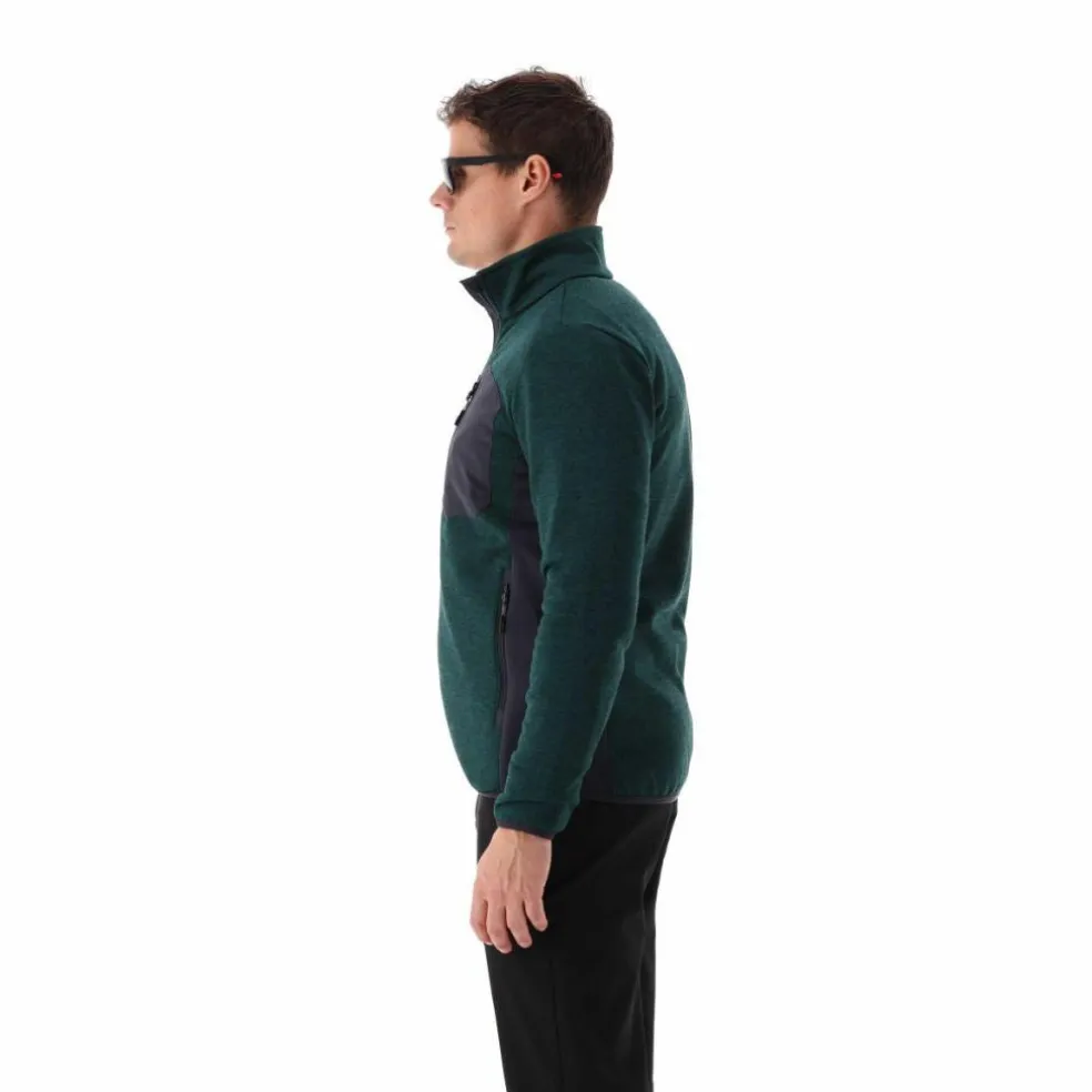 Felpa in pile da uomo in knit tech