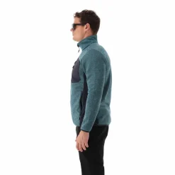 Felpa in pile da uomo in knit tech