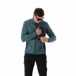 Felpa in pile da uomo in knit tech
