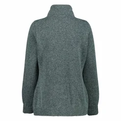 Felpa in pile knit tech da donna