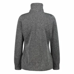 Felpa in pile knit tech da donna