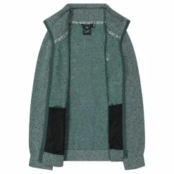 Felpa in pile knit tech da donna