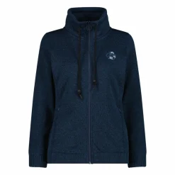 Felpa in pile knit tech da donna