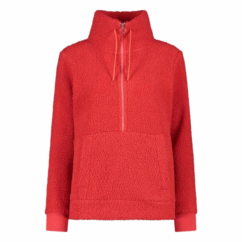 Felpa mezza zip da donna in High Loft