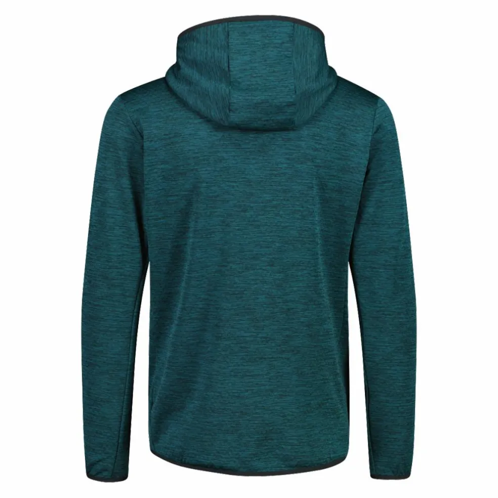 Felpa Unlimitech Grid Tech stretch con cappuccio da Uomo