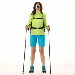 Felpa Unlimitech Grid Tech stretch con cappuccio da Donna