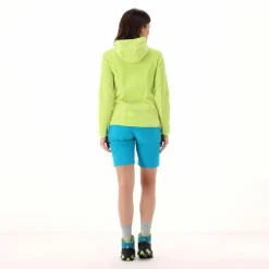 Felpa Unlimitech Grid Tech stretch con cappuccio da Donna