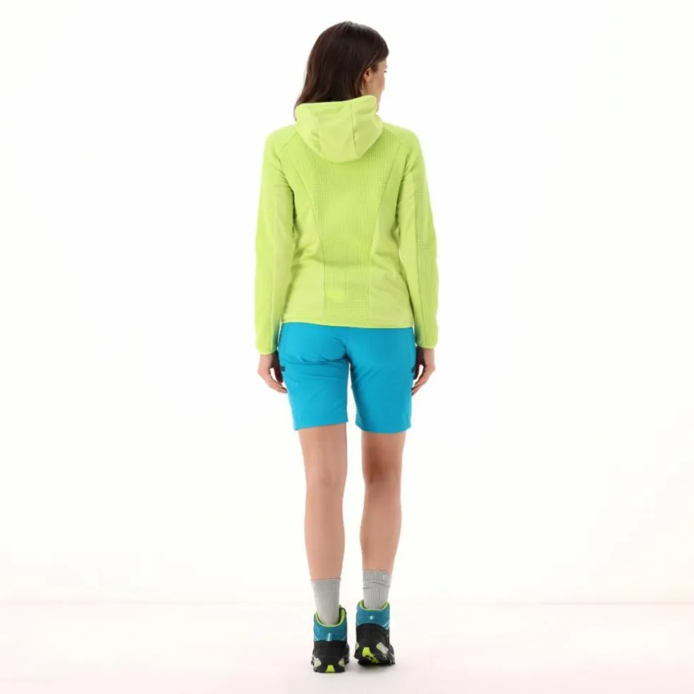 Felpa Unlimitech Grid Tech stretch con cappuccio da Donna