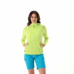 Felpa Unlimitech Grid Tech stretch con cappuccio da Donna