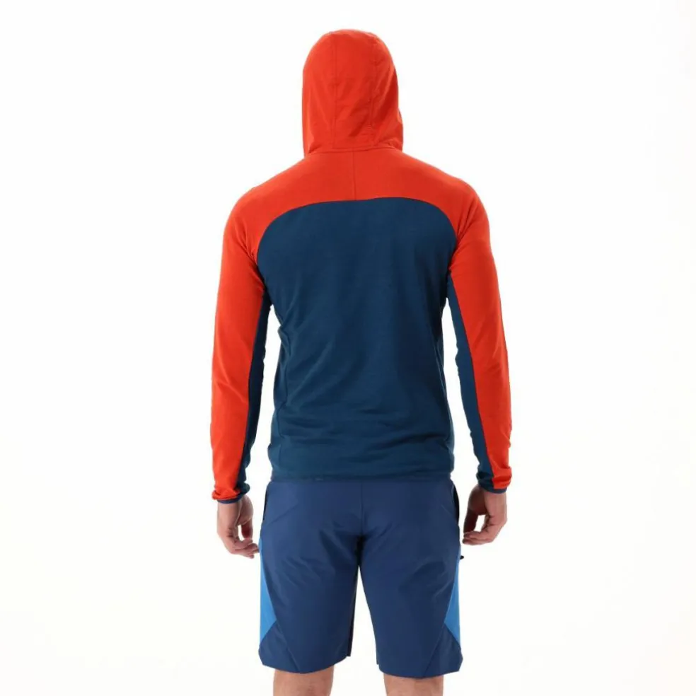 Felpa Unlimitech in french terry da Uomo