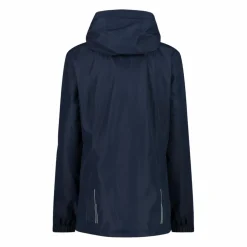 Giacca antipioggia da donna con cappuccio staccabile