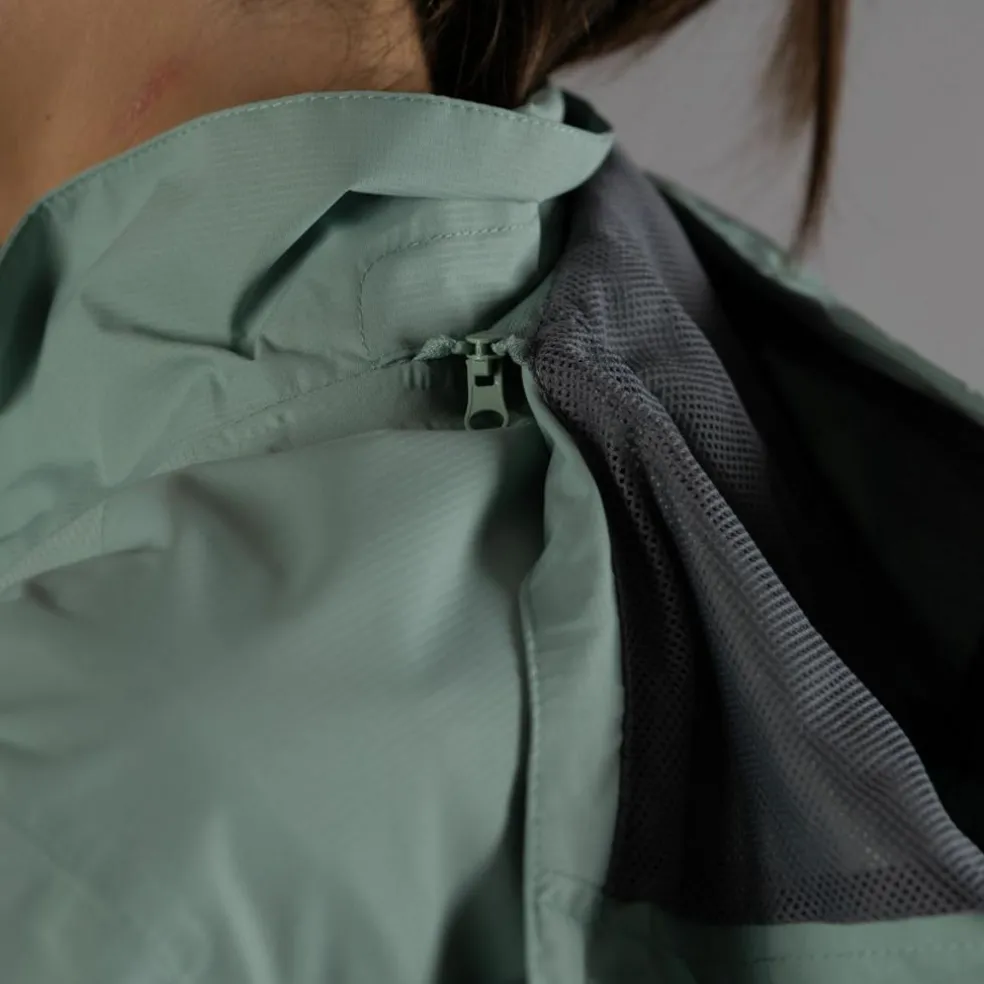 Giacca antipioggia da donna con cappuccio staccabile