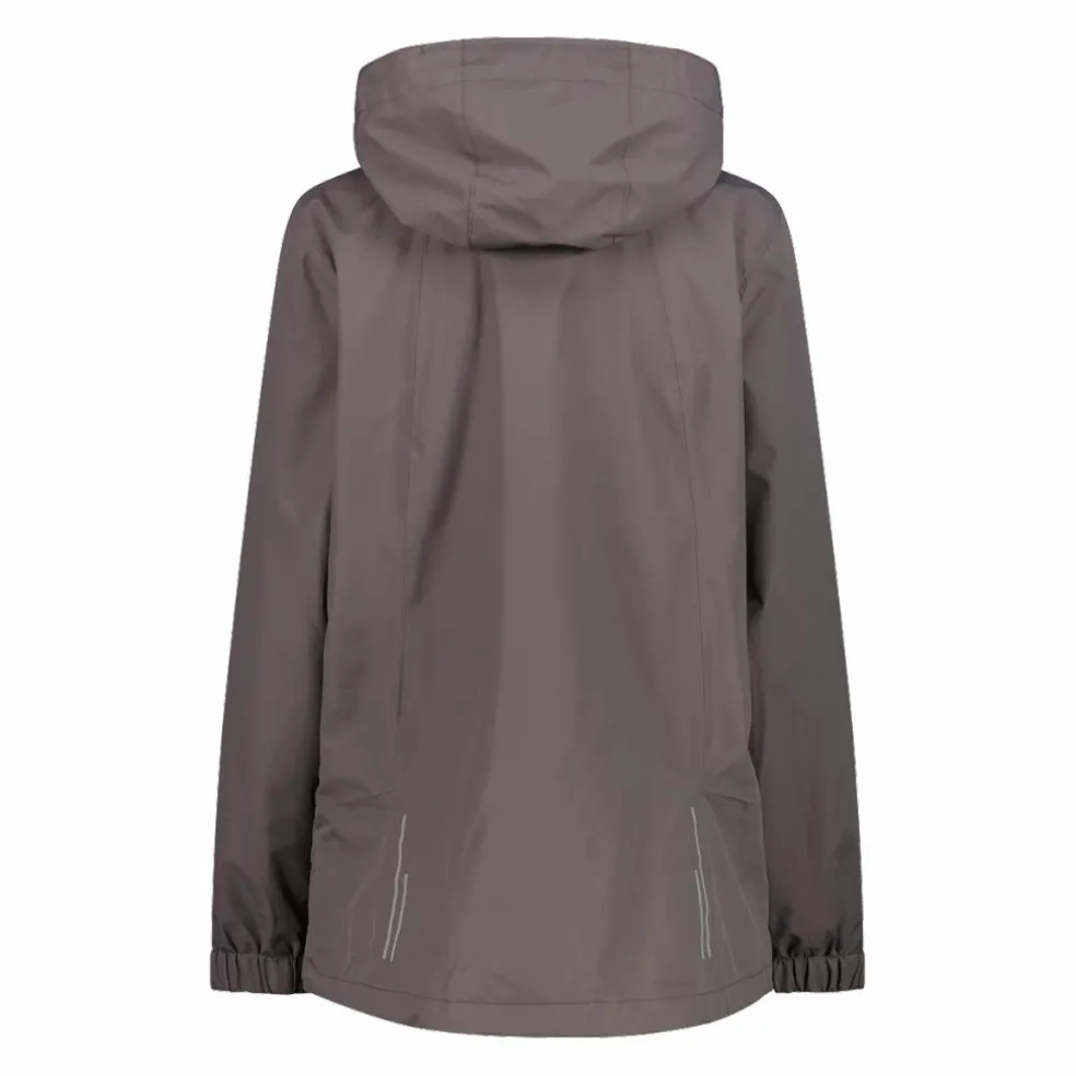 Giacca antipioggia da donna con cappuccio staccabile