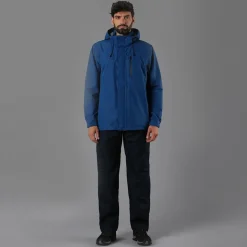 Giacca antipioggia da uomo con cappuccio staccabile