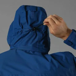 Giacca antipioggia da uomo con cappuccio staccabile