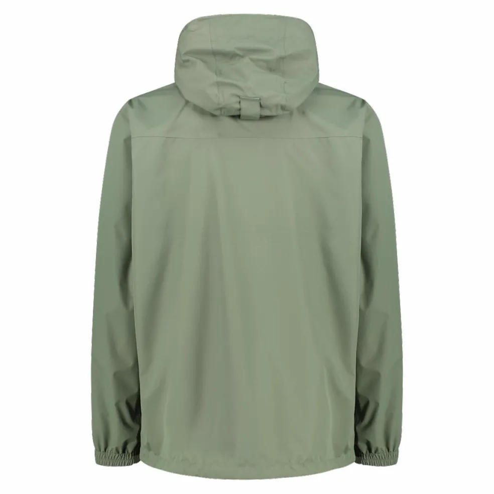 Giacca antipioggia da uomo con cappuccio staccabile