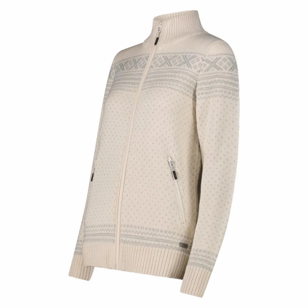 Giacca con zip da donna in Wooltech