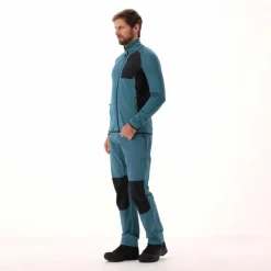 Giacca con zip in pile Merino da uomo Unlimitech