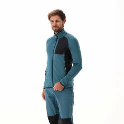 Giacca con zip in pile Merino da uomo Unlimitech