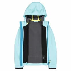 Giacca da bambina in softshell con cappuccio